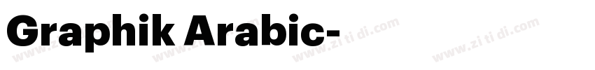Graphik Arabic字体转换